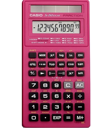 Amazon.com: Casio FX-260Solar Ii Nf School Edition Calculator